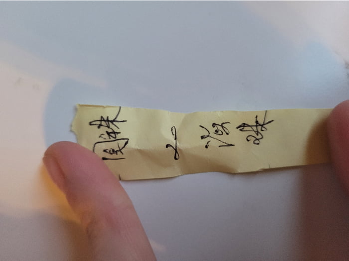 Found this in my sock. Can anyone translate this ? 9GAG
