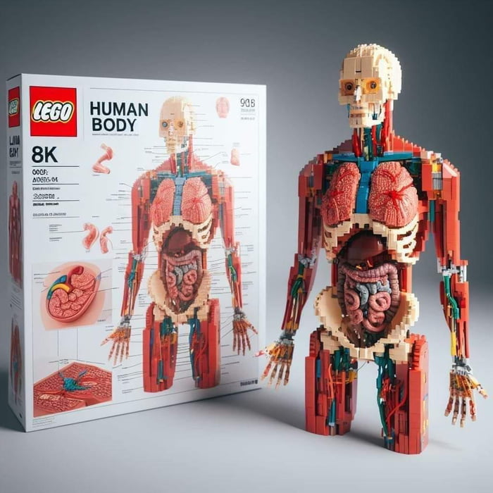 Lego Human Body - 9GAG