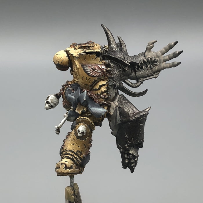 WIP: Primaris Agressor/Greater Possessed kitbash for the #OmegonsWrath ...