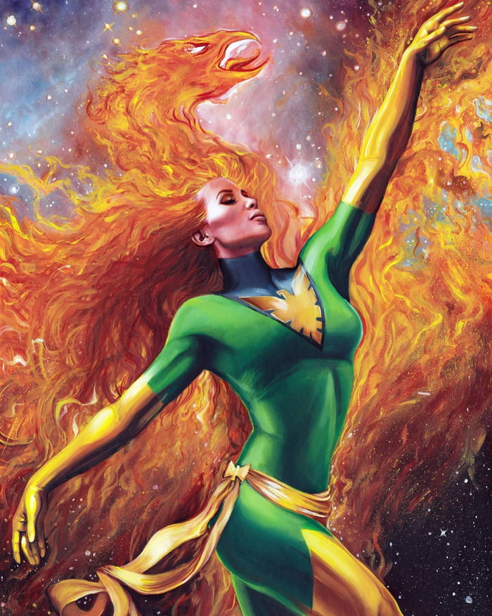 Jean Grey (Phoenix) by Fred Ian - 9GAG