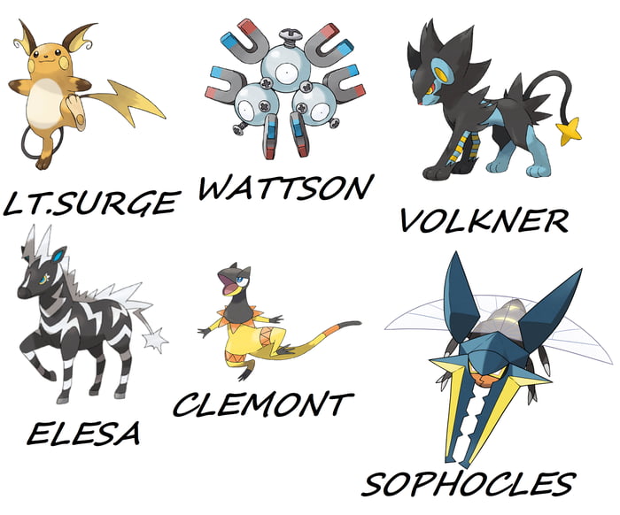 Type Specialist Ace Pokemon . Who Wold Win ? ( pt.4 Electric ) - 9GAG