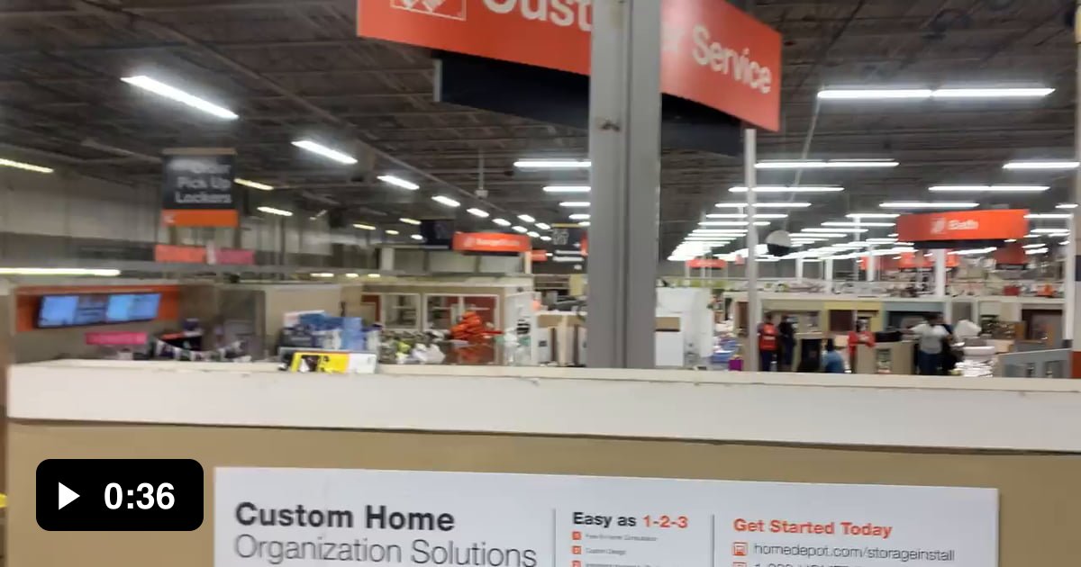 Home depot in Vauxhall, NJ during the flood. 09/01/2021 9GAG