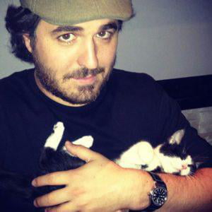 Brian “Q” Quinn With One Of His Cats - 9GAG