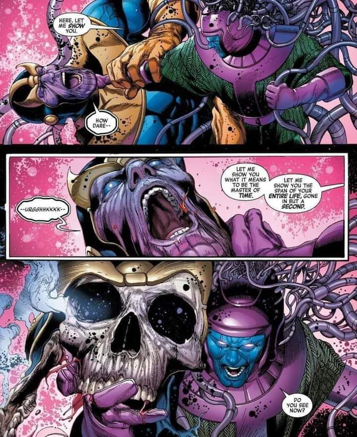 Vs thanos kang MARVEL CINEMATIC