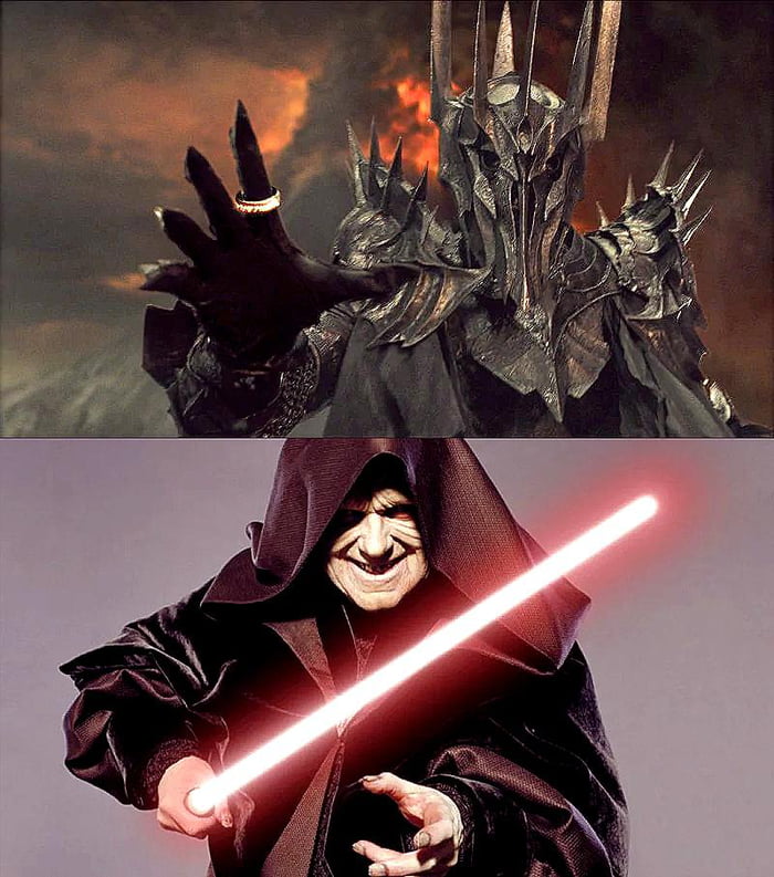 Samuron Who would Win in A Battle between Sauron vs Darth Sidious? - 9GAG