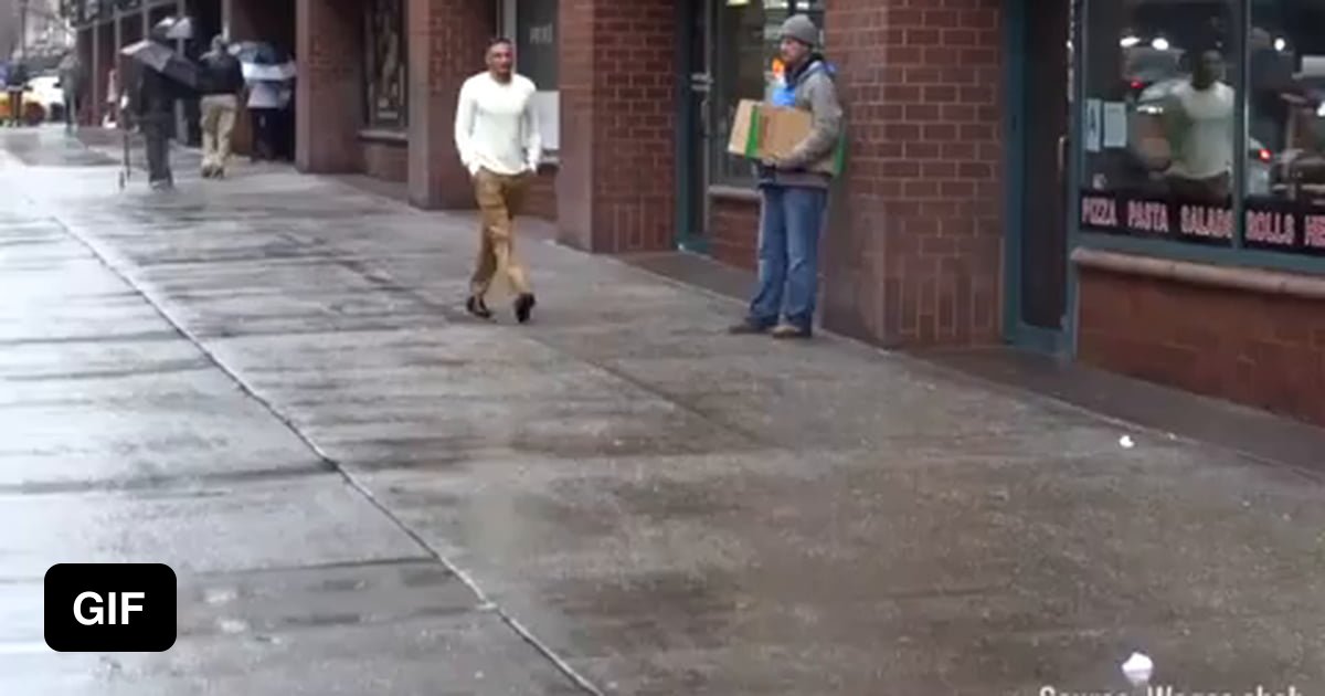 Homeless Man Calling Was the homeless man right in sharing or should he have spent it to ...