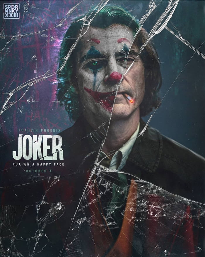 FANART: Joker poster by SPDRMNKYXXIII - 9GAG