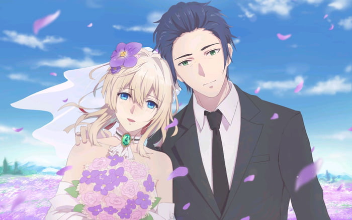 Violet Evergarden & Major Gilbert Bougainvillea - 9GAG