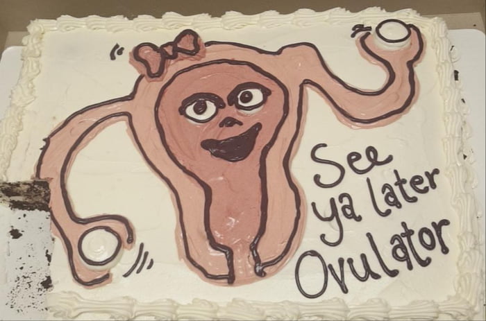 A goodbye cake for a future gynecologist - 9GAG