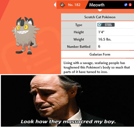 Just Caught A Meowth In Pokemon Sword Shield 9gag