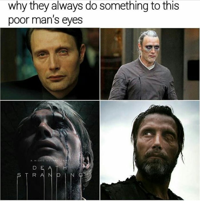 Poor mads mikkelsen. - 9GAG