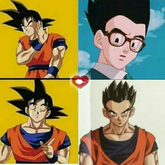 Pissed off Gohan >>> Nerd Gohan - 9GAG