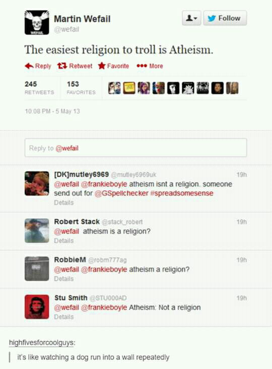 Like watching a dog run into a wall repeatedly 9GAG