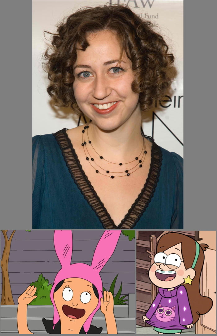 Happy birthday to Kristen Schaal, the voice of Louise Belcher and Mabel Pines! - 9GAG