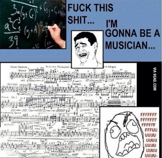 Raise your hands, musicians - 9GAG