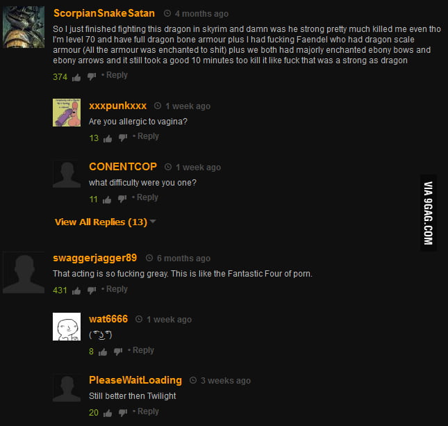 Classic comments - 9GAG