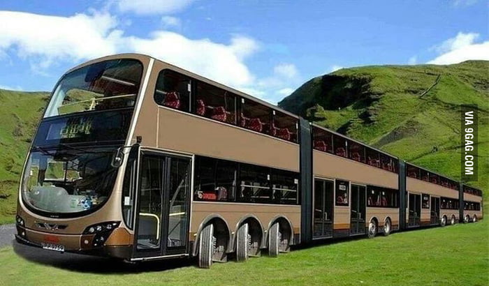 the biggest tour bus in the world