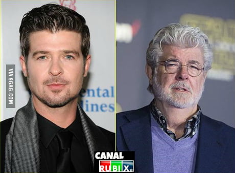 Is It Me Or Does Robin Thicke Looks Like A Younger Version Of