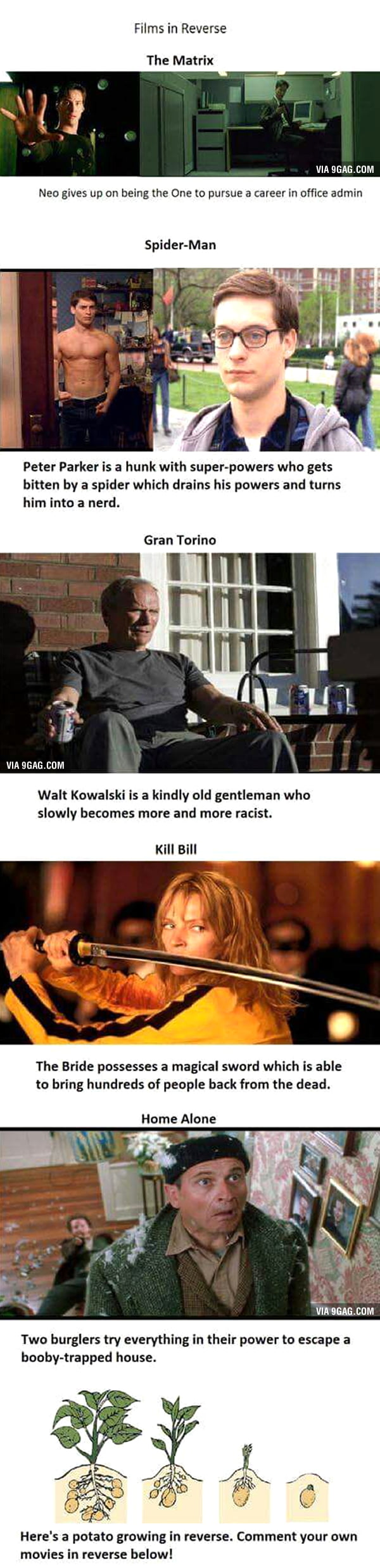 Films in reverse - 9GAG