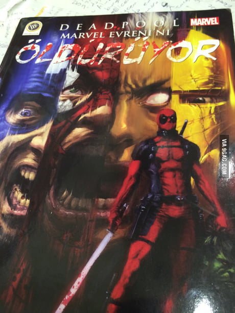 It Says In Turkish Deadpool Kills The Whole Marvel Universe