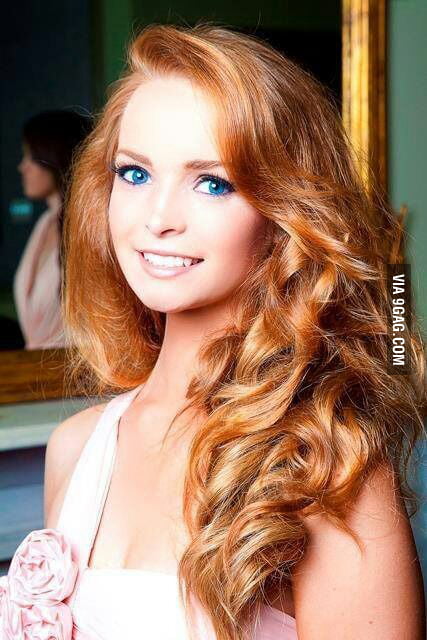 Sexy Red Head With Blue Eyes 9gag 2036