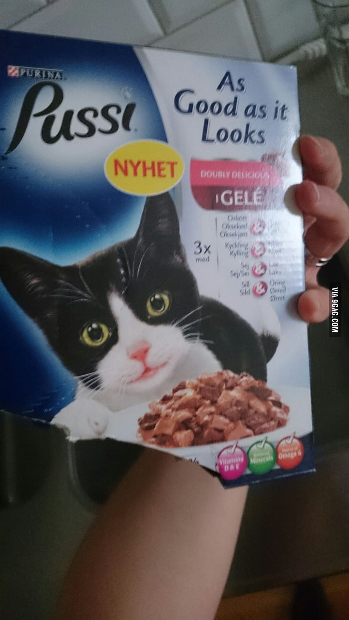 Swedish cat food Pussi