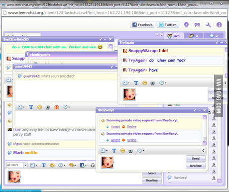 Bored Pretended To Be A Girl In Teen Chat Room A Few