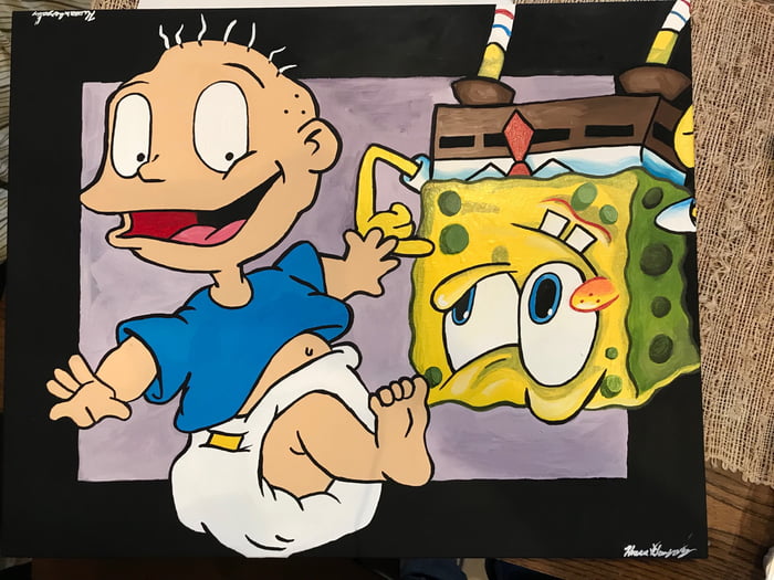 Painting I did. 🤦🏽♂️ - 9GAG