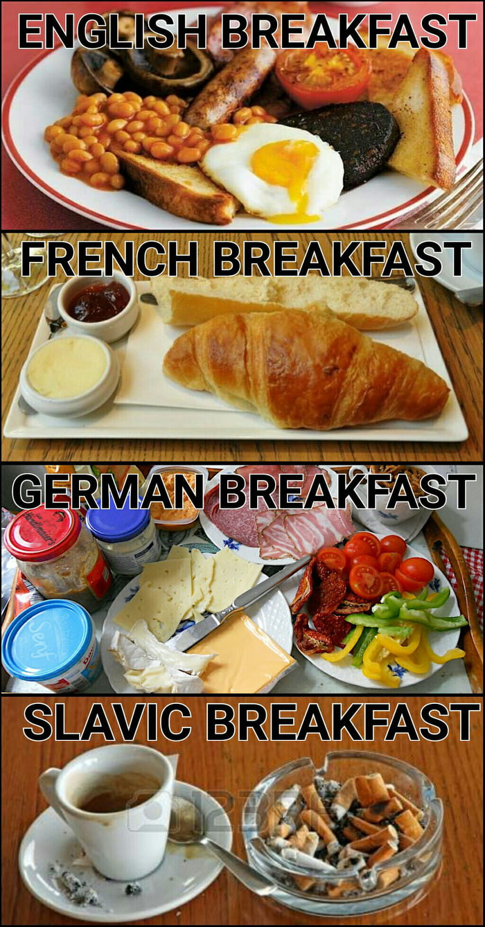 What People Eat For Breakfast In Europe 9GAG