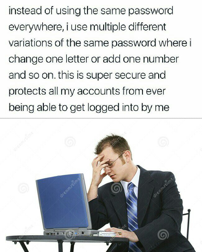 Super secure password - 9GAG