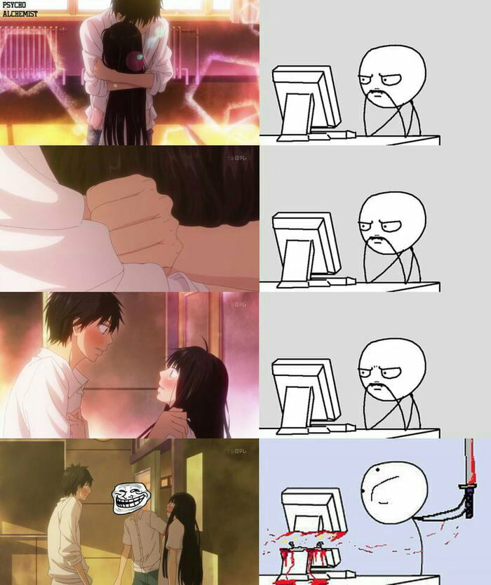 So cool that the main characters in (Kimi no na wa) are in (Tenki ni ko) -  9GAG