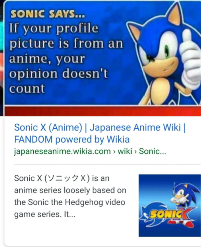 165 points * 16 comments - Sonic is an anime - 9GAG has the best funny pics, gifs, videos...