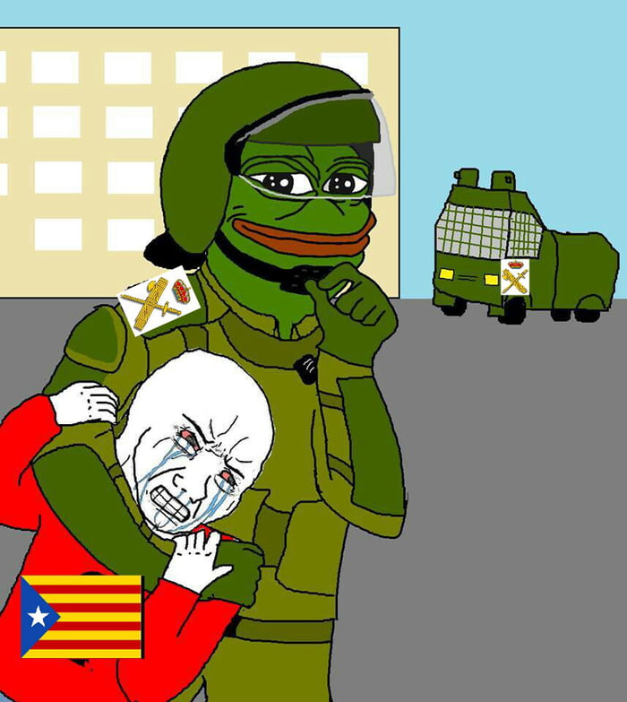 Spanish Pepe, Catalonian Wojak - 9GAG
