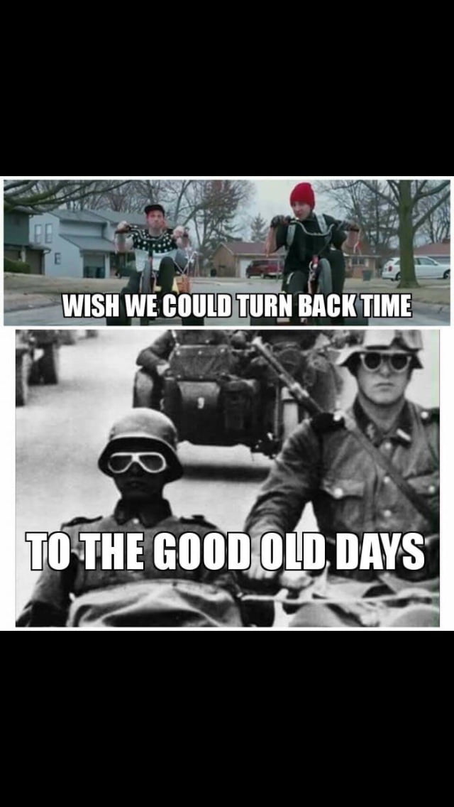 We could turn back time