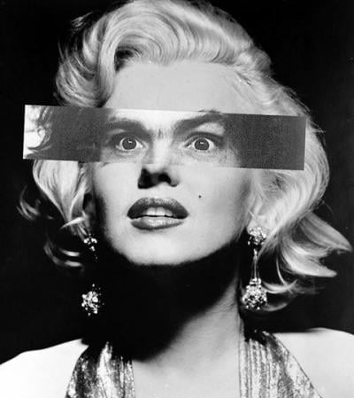 Charles Manson's eyes on Marilyn Monroe's face - 9GAG