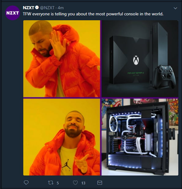 NZXT on the PC Meme train - 9GAG