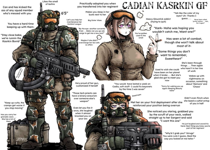 Cadian Kasrkin GF (Warhammer 40k) - 9GAG