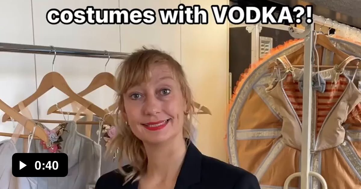 Using vodka to clean costumes and delicate clothing 9GAG