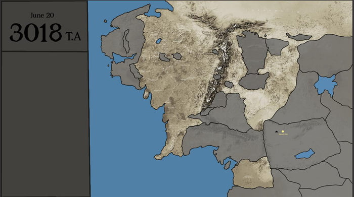 A detailed look at Middle Earth during the War of the Ring - 9GAG