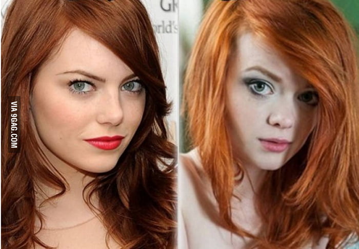 Ladies and Gentleman, Emma Stone´s Porn-double - Meme.