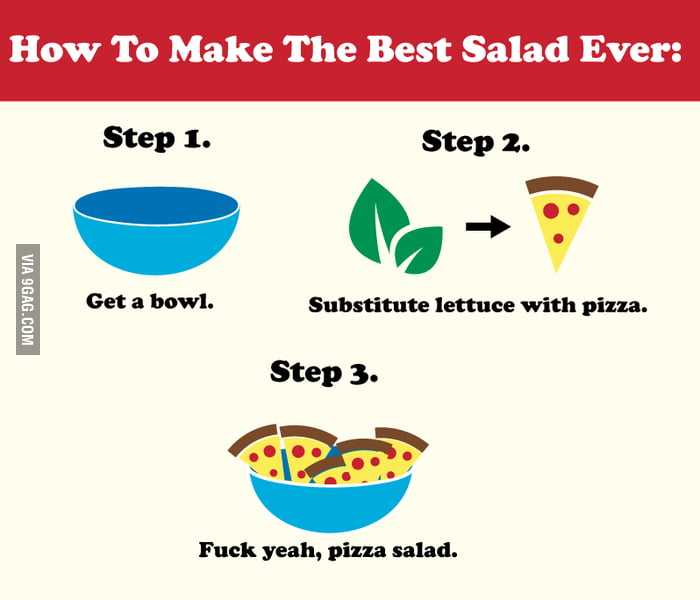 My kind of salad - 9GAG