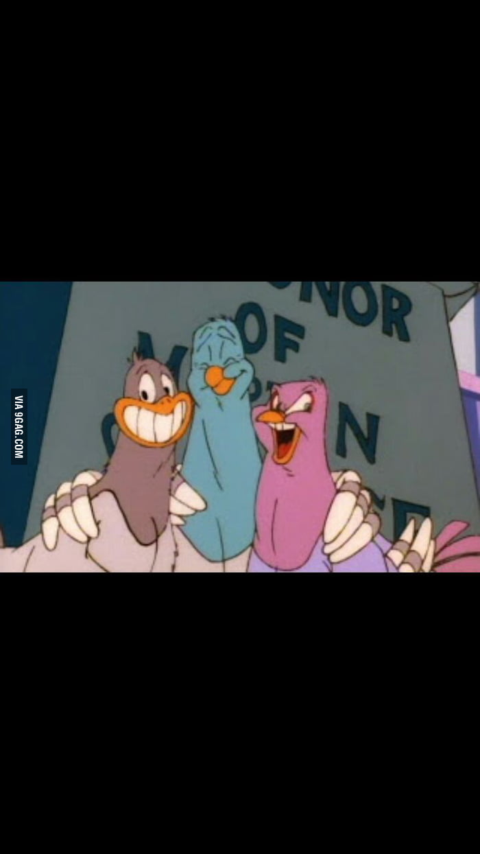 Remember The Goodfeathers? Favorite bit of Animaniacs as a kid. - 9GAG, image size:700x1244