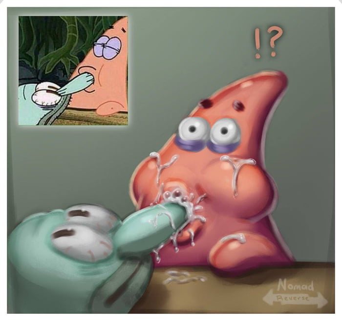 Spongebob and patiric are gay