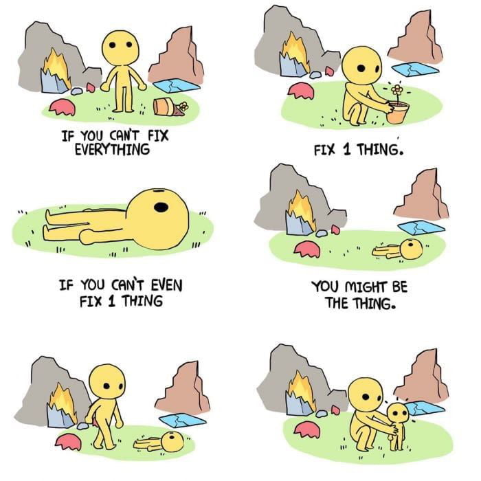 Fix that thing. Fix the basics. Fix that thing. Fix things. Fix things.