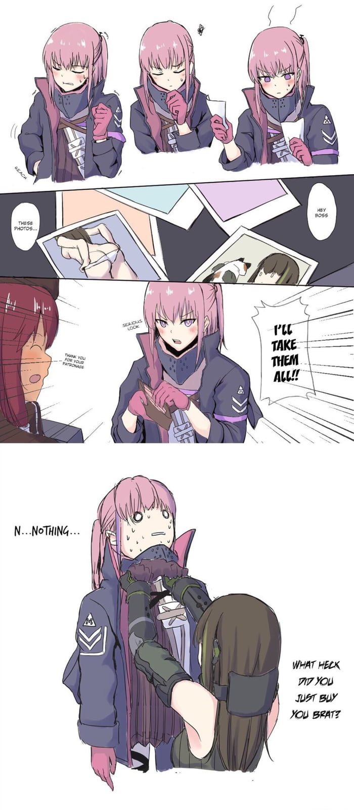 Girls Frontline Comic No.19 What did you just buy you brat? 9GAG