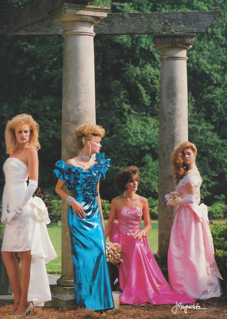 80s prom dress