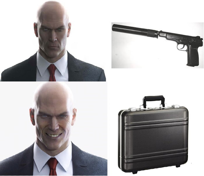 Hitman 2 Briefcase is the best weapon 9GAG