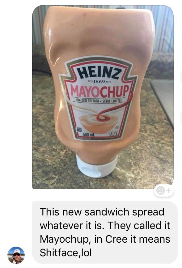 Heinz's new mayo/ketchup combination "Mayochup" means "sface" in