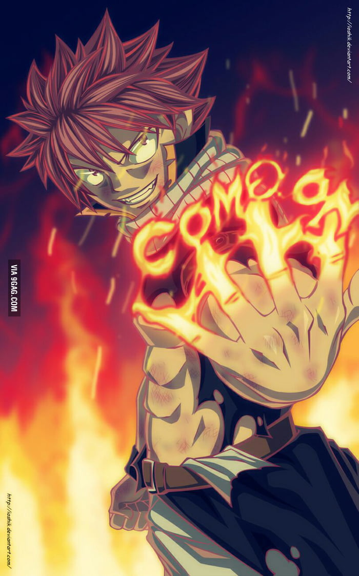 Natsu Dragneel, The dragon slayer. - 9GAG