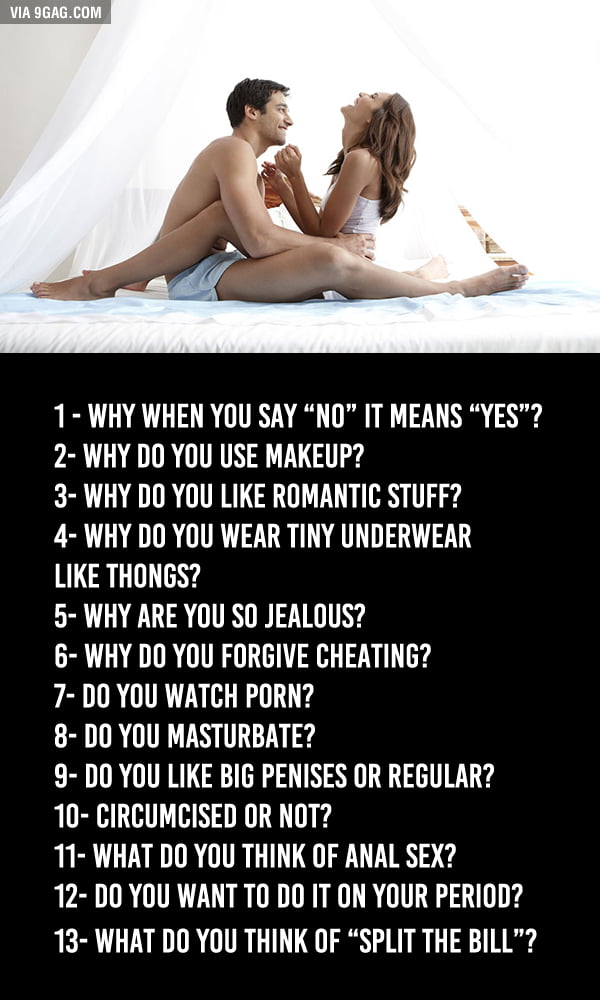 Questions guys have for girls
